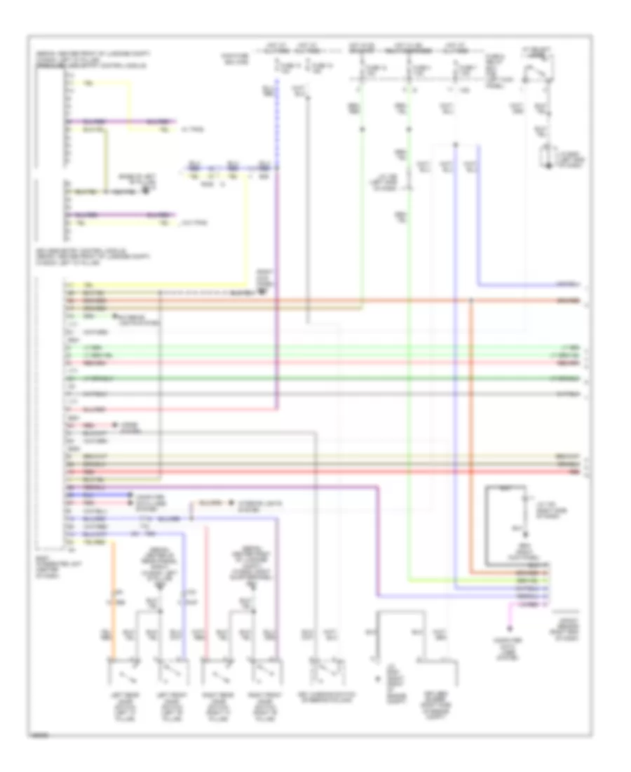Forced Entry Wiring Diagram 1 of 2 for Subaru Forester X 2011