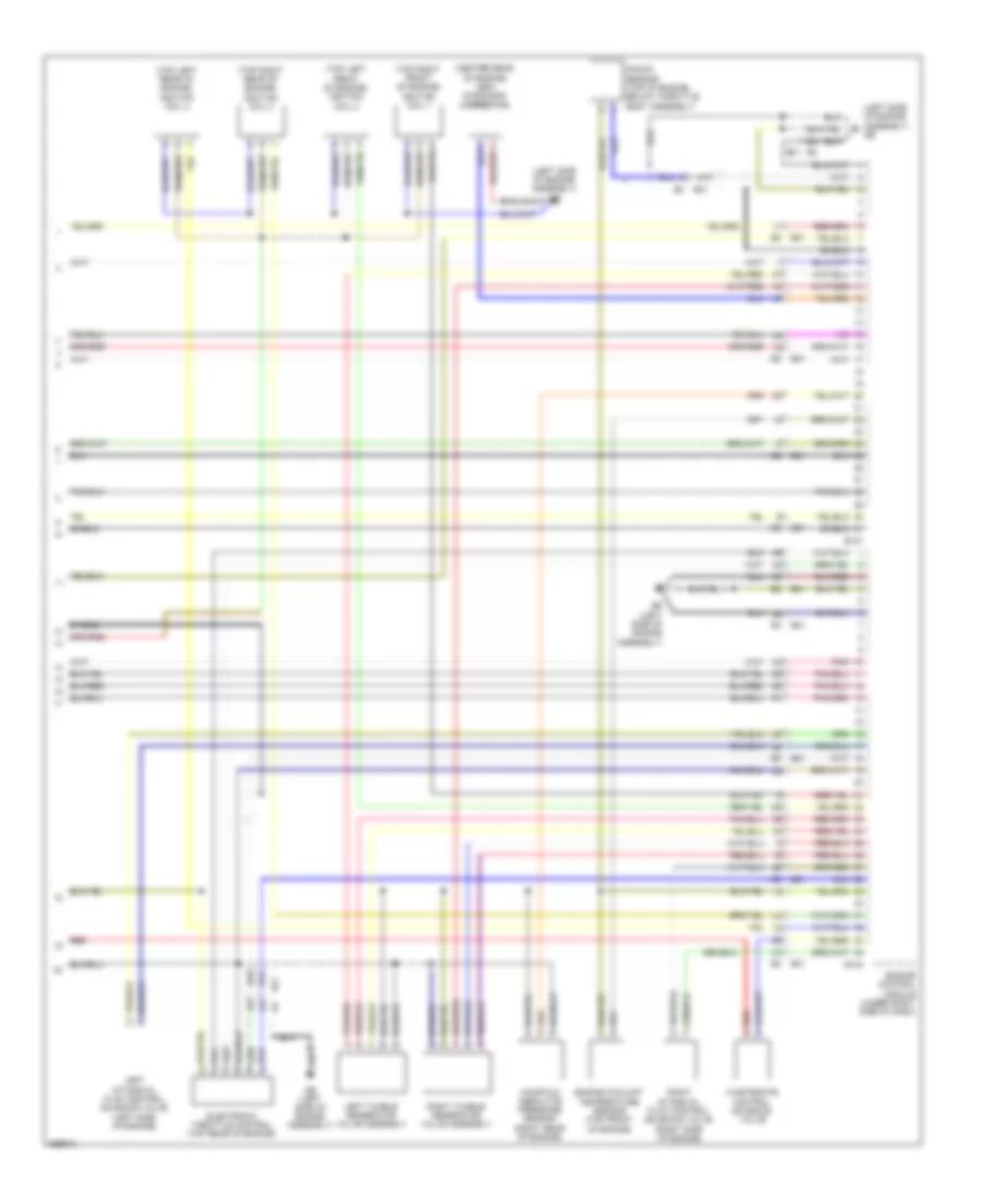 2.5L Turbo, Engine Performance Wiring Diagram (5 of 5) for Subaru Forester X 2011