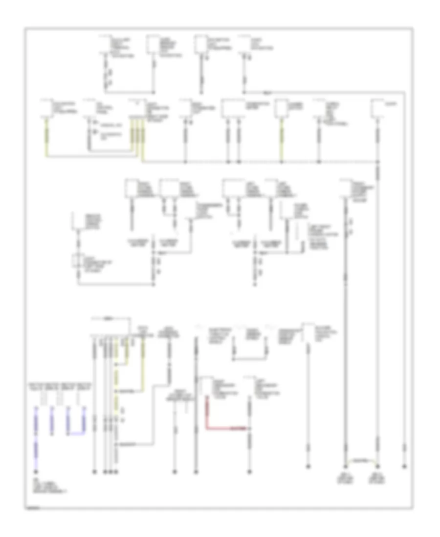 Ground Distribution Wiring Diagram (2 of 3) for Subaru Forester X 2011