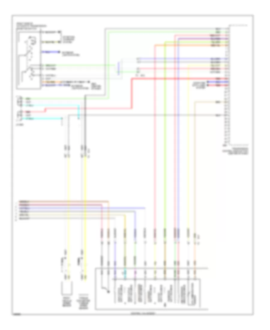 Transmission Wiring Diagram (2 of 2) for Subaru Forester X 2011