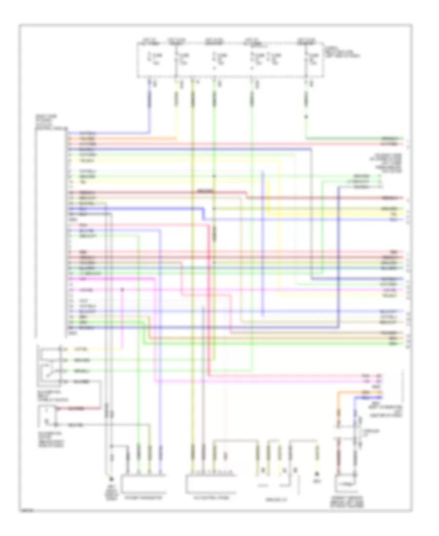 2.5L, Automatic AC Wiring Diagram (1 of 3) for Subaru Outback Limited 2007