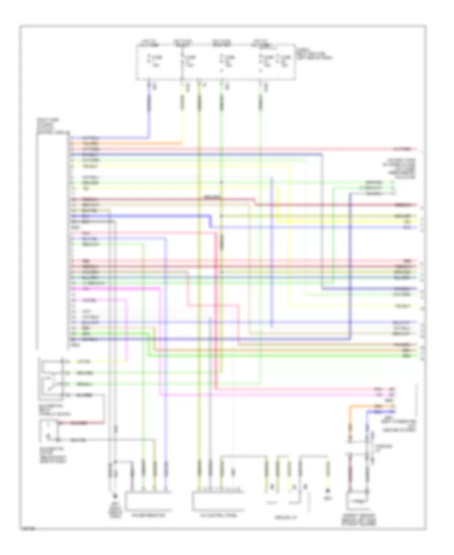 3.0L, Automatic AC Wiring Diagram (1 of 3) for Subaru Outback Limited 2007
