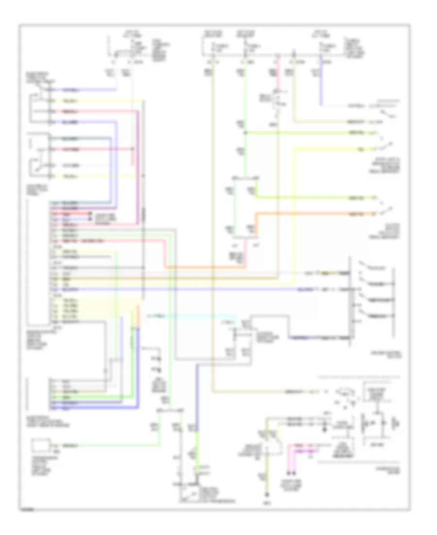 2.5L Turbo, Cruise Control Wiring Diagram for Subaru Outback Limited 2007