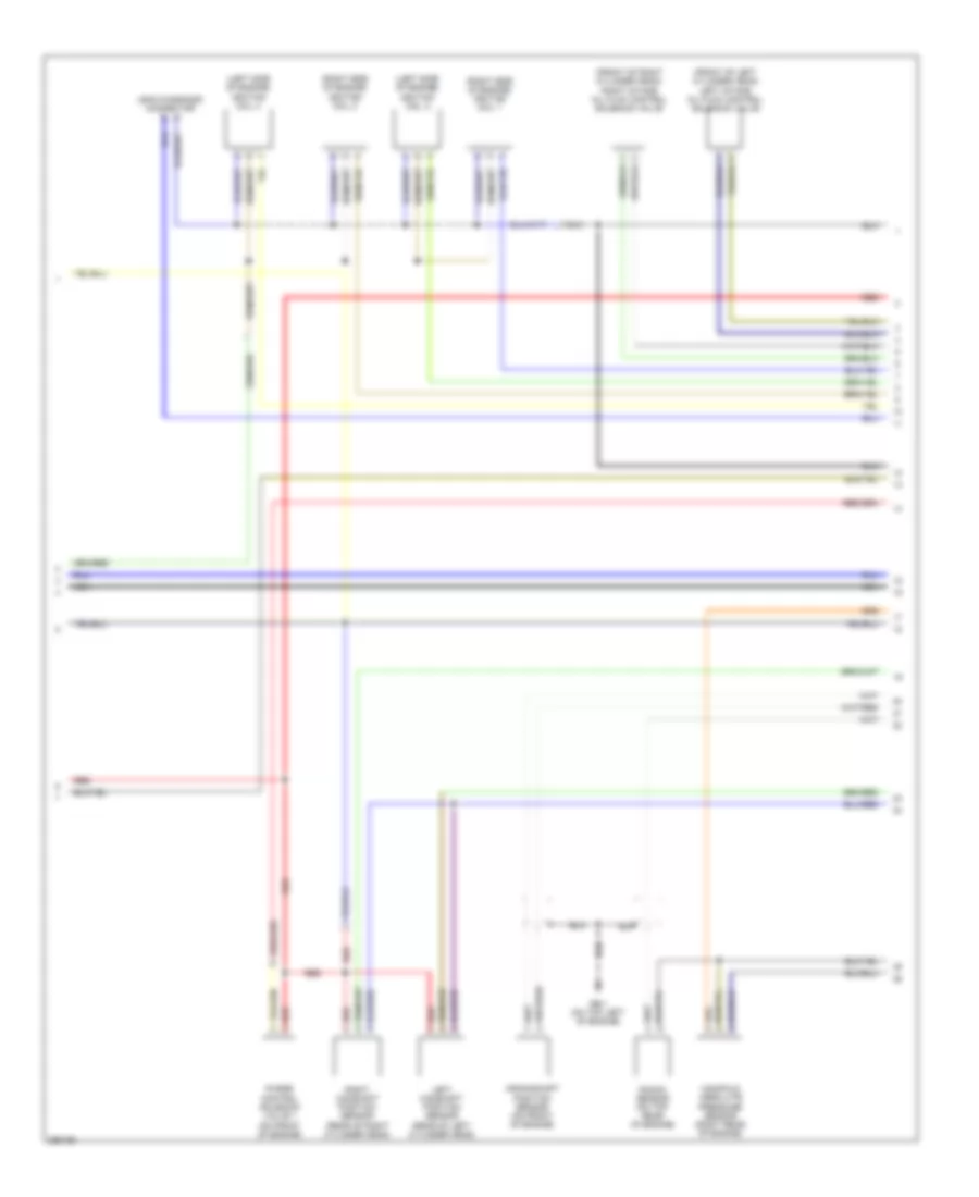 2.5L Turbo, Engine Performance Wiring Diagram (4 of 5) for Subaru Outback Limited 2007