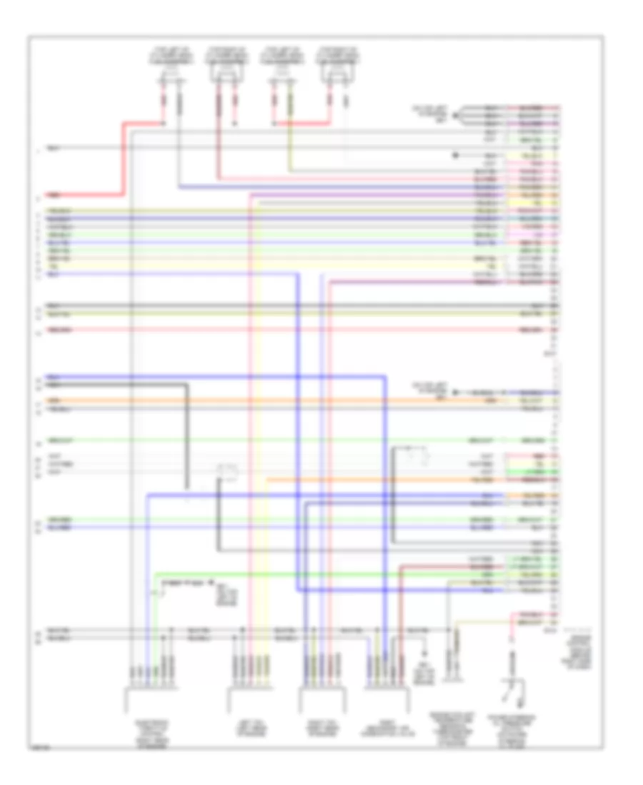 2.5L Turbo, Engine Performance Wiring Diagram (5 of 5) for Subaru Outback Limited 2007