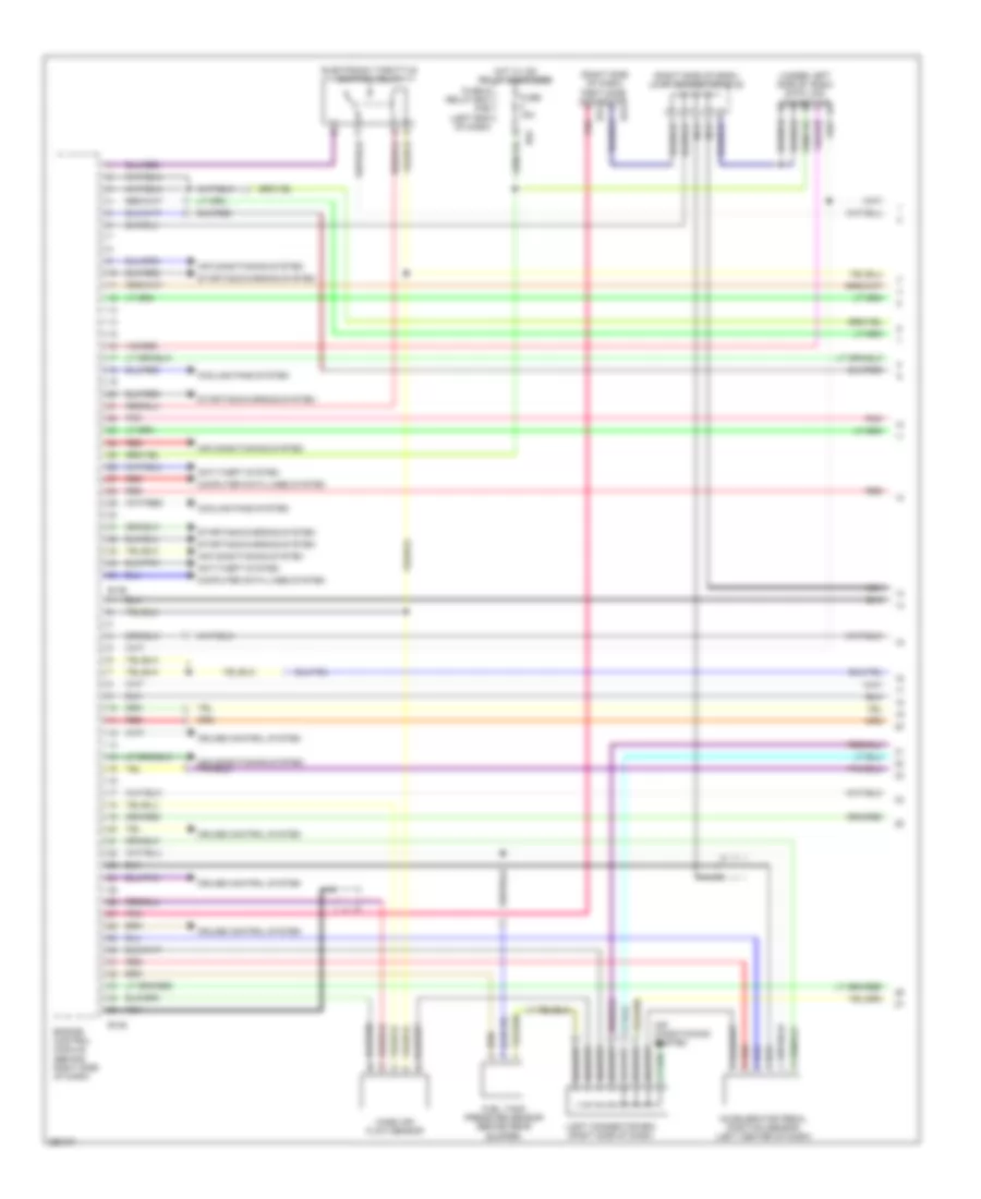 3.0L, Engine Performance Wiring Diagram (1 of 5) for Subaru Outback Limited 2007