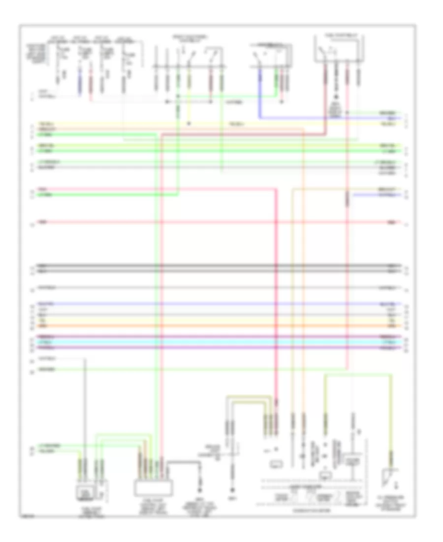 3.0L, Engine Performance Wiring Diagram (2 of 5) for Subaru Outback Limited 2007