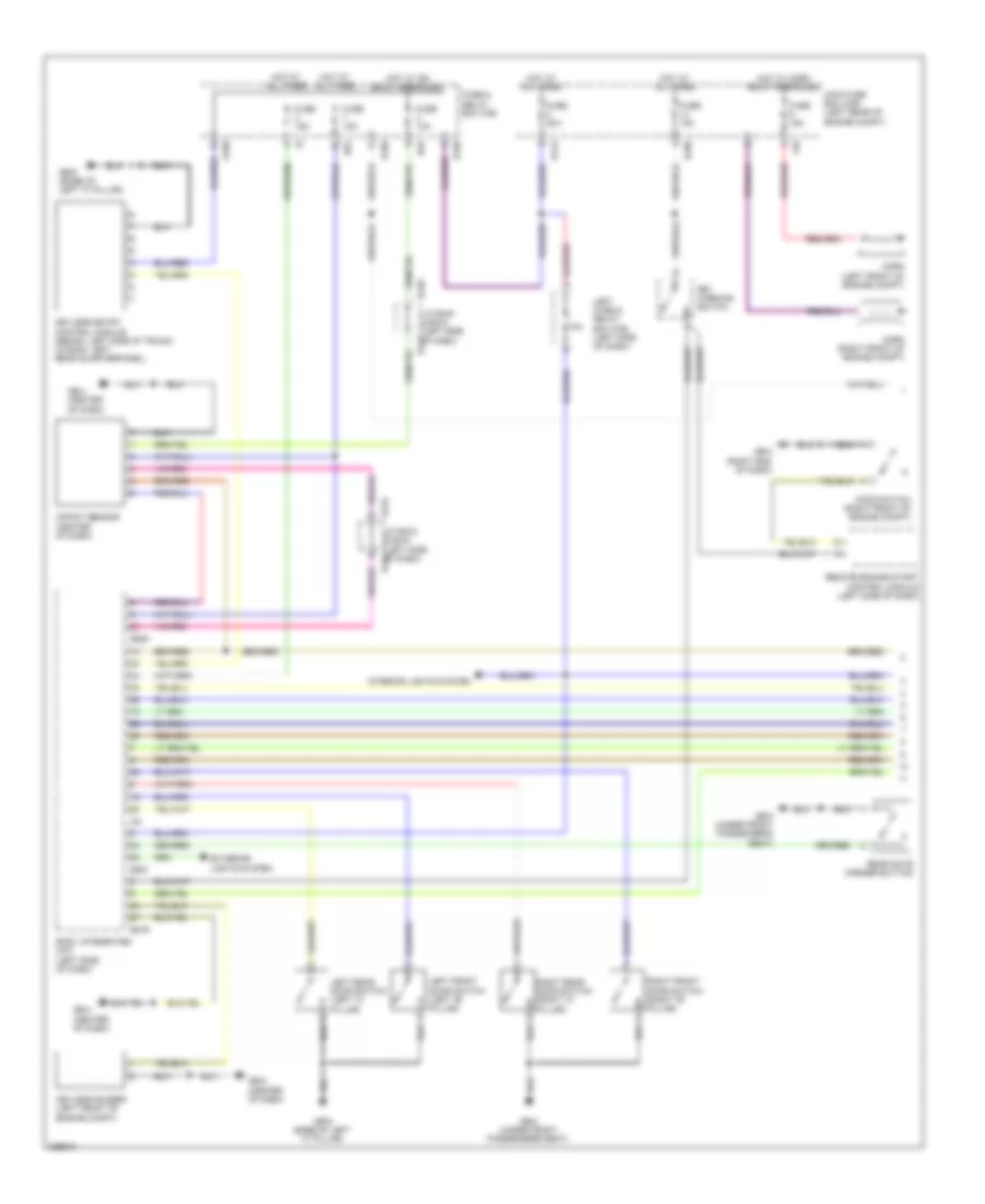 Forced Entry Wiring Diagram 1 of 2 for Subaru Impreza Outback Sport 2010