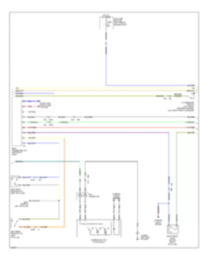 Instrument Cluster Wiring Diagram 2 of 3 for Subaru Legacy Premium 2013