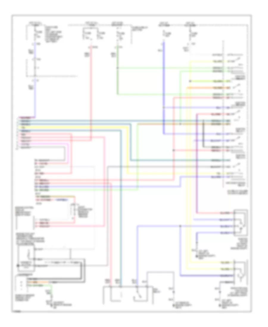 3.0L, Automatic AC Wiring Diagram (2 of 2) for Subaru Outback Limited 2003
