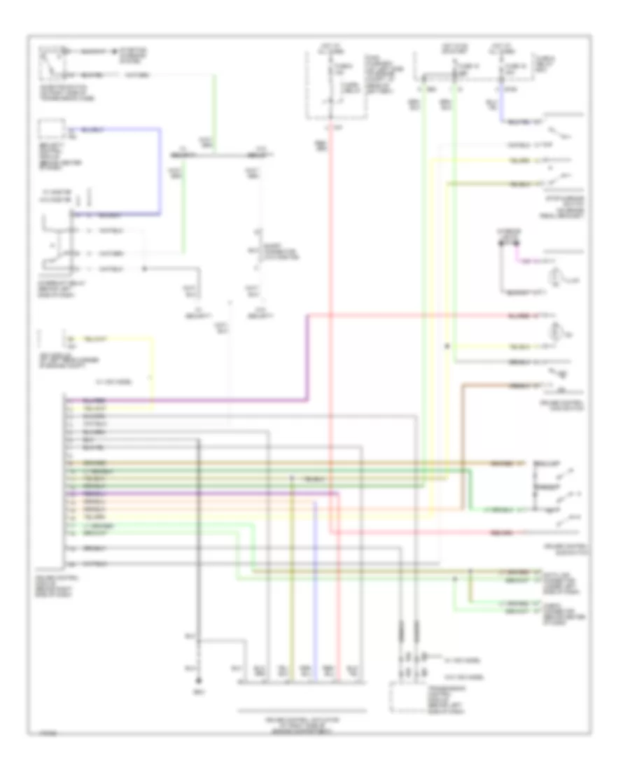 3 0L Cruise Control Wiring Diagram for Subaru Outback Limited 2003