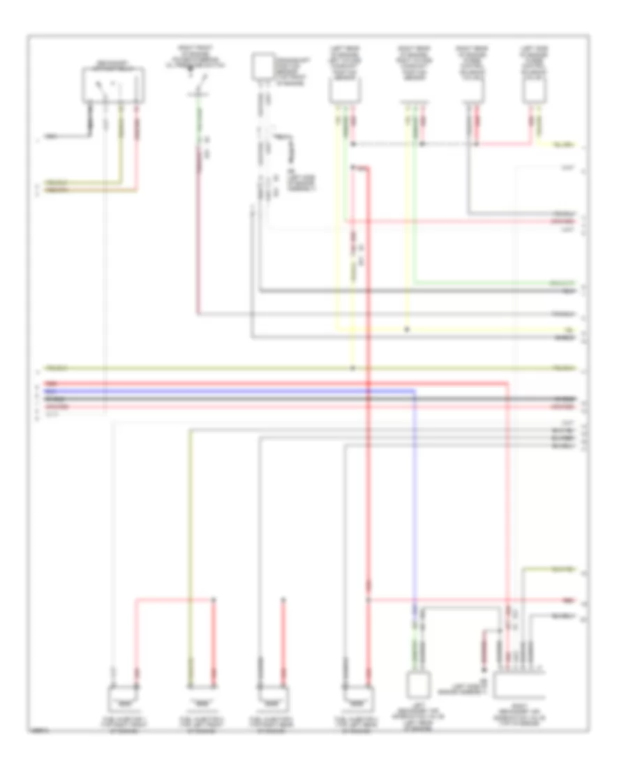 2.5L Turbo, Engine Performance Wiring Diagram (4 of 5) for Subaru Forester X Limited 2011