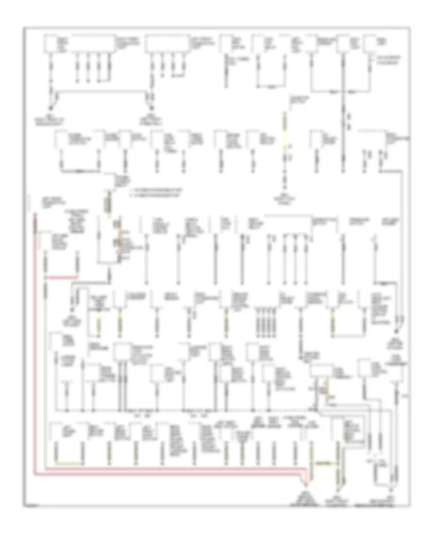 Ground Distribution Wiring Diagram 1 of 3 for Subaru Forester X Limited 2011