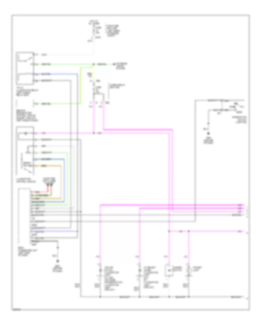 Instrument Illumination Wiring Diagram (1 of 2) for Subaru Impreza WRX 2010