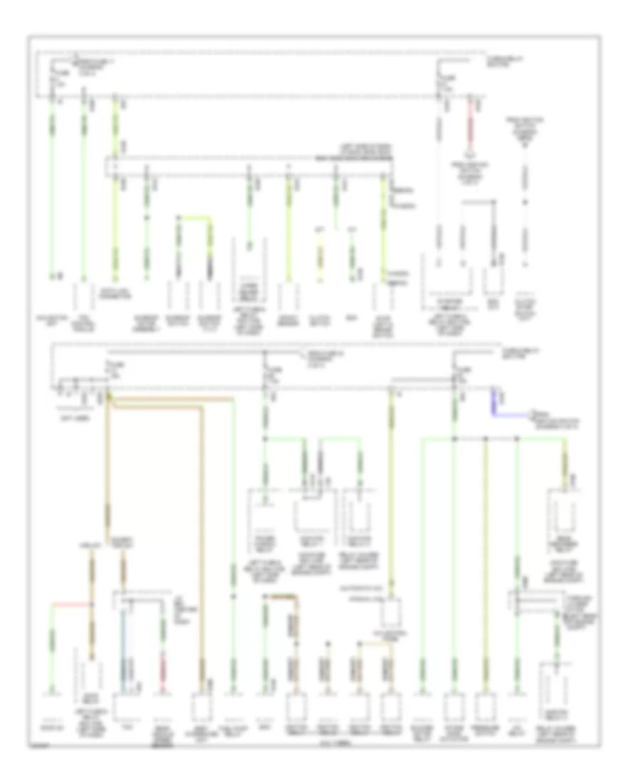 Power Distribution Wiring Diagram 4 of 4 for Subaru Impreza WRX 2010