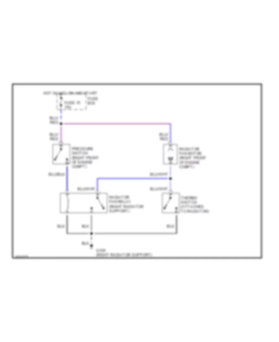 1 8L Cooling Fan Wiring Diagram for Subaru XT GL 1991