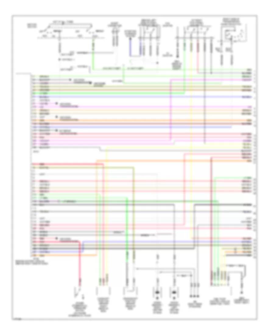 3.0L, Engine Performance Wiring Diagram (1 of 4) for Subaru Outback VDC 2003