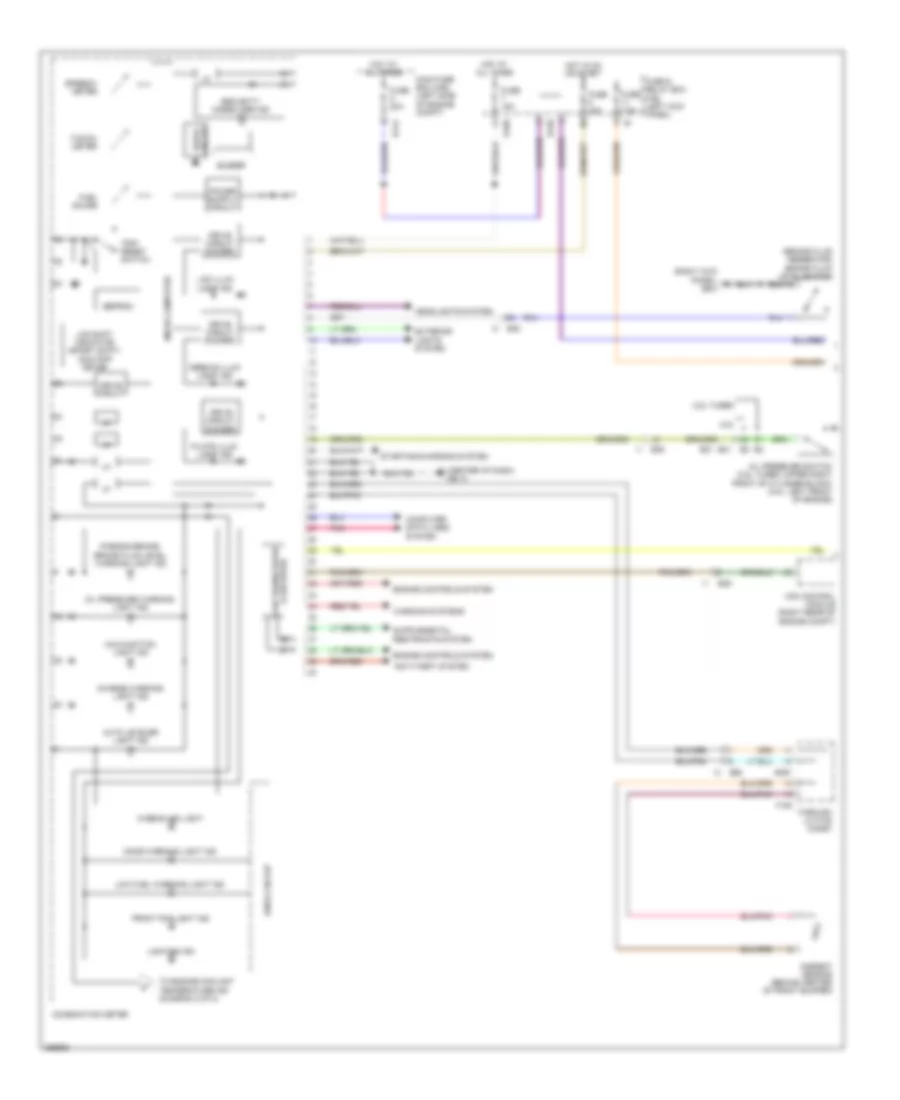 Instrument Cluster Wiring Diagram 1 of 2 for Subaru Forester X Premium 2011
