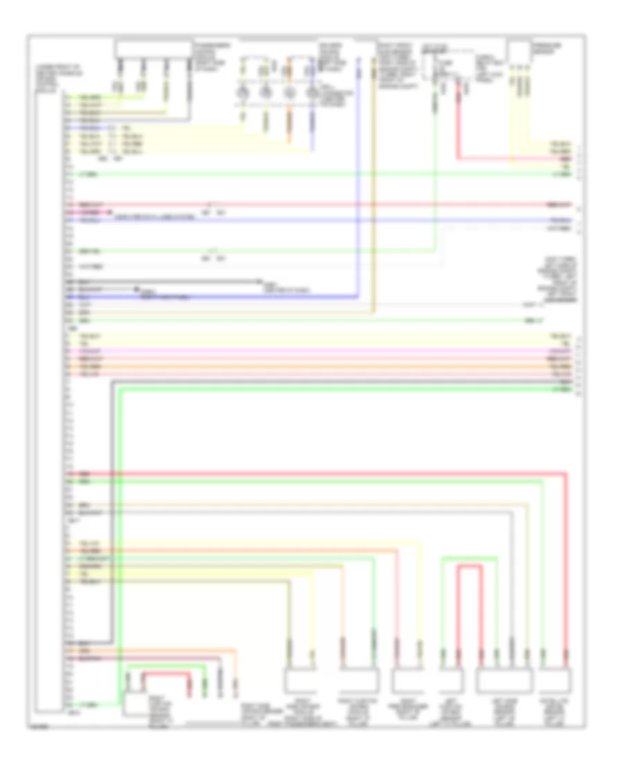 Supplemental Restraints Wiring Diagram 1 of 2 for Subaru Forester X Premium 2011