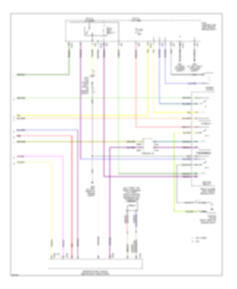 2.5L, Automatic AC Wiring Diagram (3 of 3) for Subaru Outback XT Limited 2007