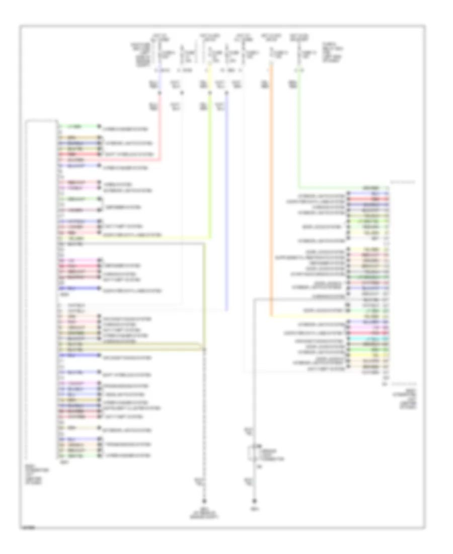 Body Control Modules Wiring Diagram for Subaru Outback XT Limited 2007