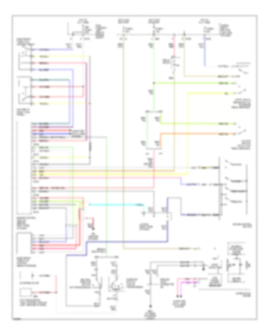 2 5L Cruise Control Wiring Diagram for Subaru Outback XT Limited 2007