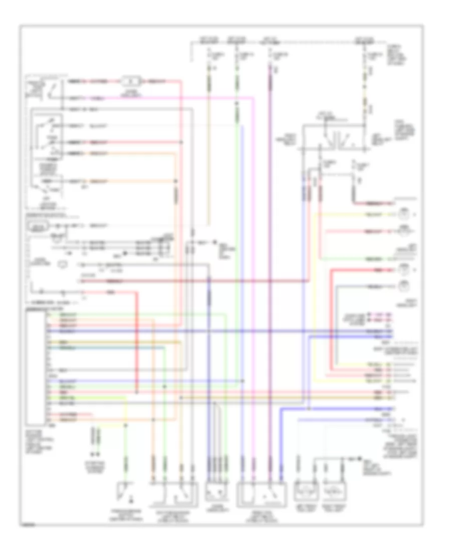 Headlights Wiring Diagram for Subaru Outback XT Limited 2007