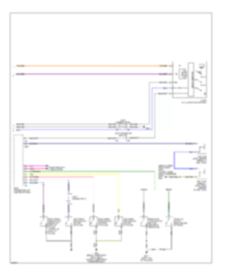 Instrument Cluster Wiring Diagram with Multi Meter 2 of 2 for Subaru Outback XT Limited 2007