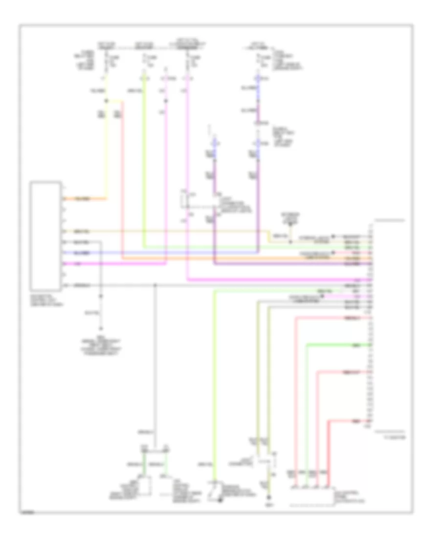 Navigation Wiring Diagram for Subaru Outback XT Limited 2007