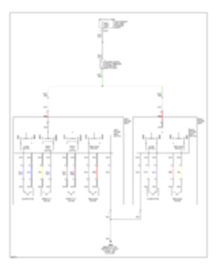 Power Seat Wiring Diagram for Subaru Outback XT Limited 2007