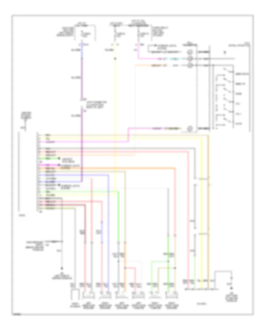 Radio Wiring Diagram for Subaru Outback XT Limited 2007