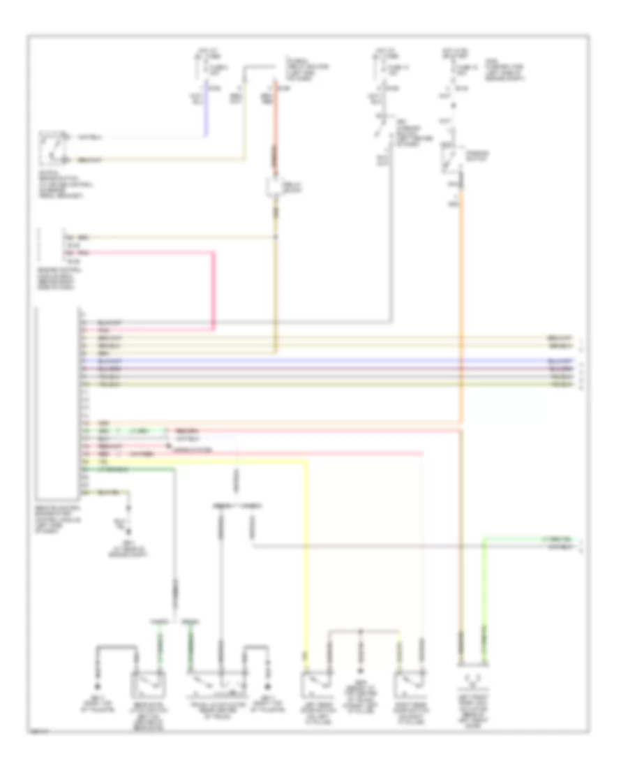 Remote Starting Wiring Diagram (1 of 2) for Subaru Outback XT Limited 2007