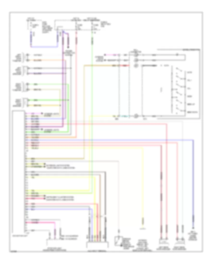 Navigation Wiring Diagram for Subaru Impreza WRX Limited 2010