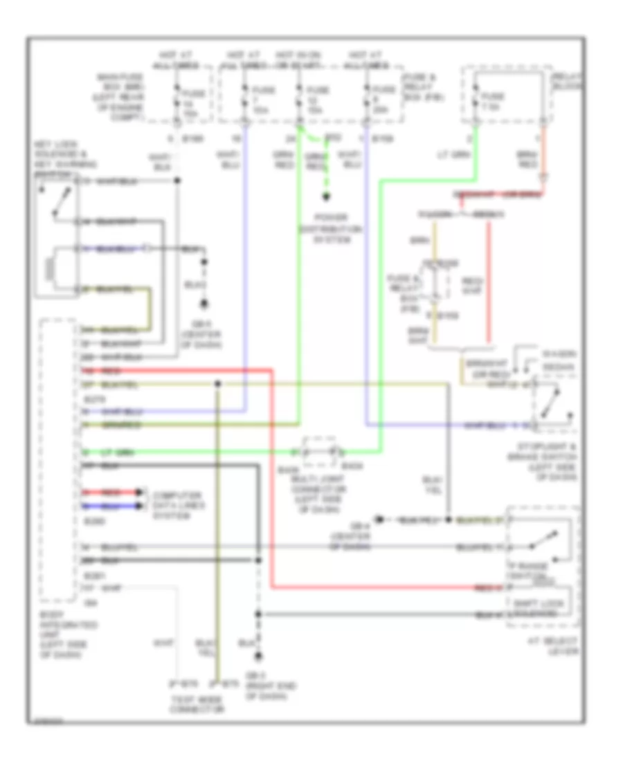Shift Interlock Wiring Diagram for Subaru Impreza WRX Limited 2010