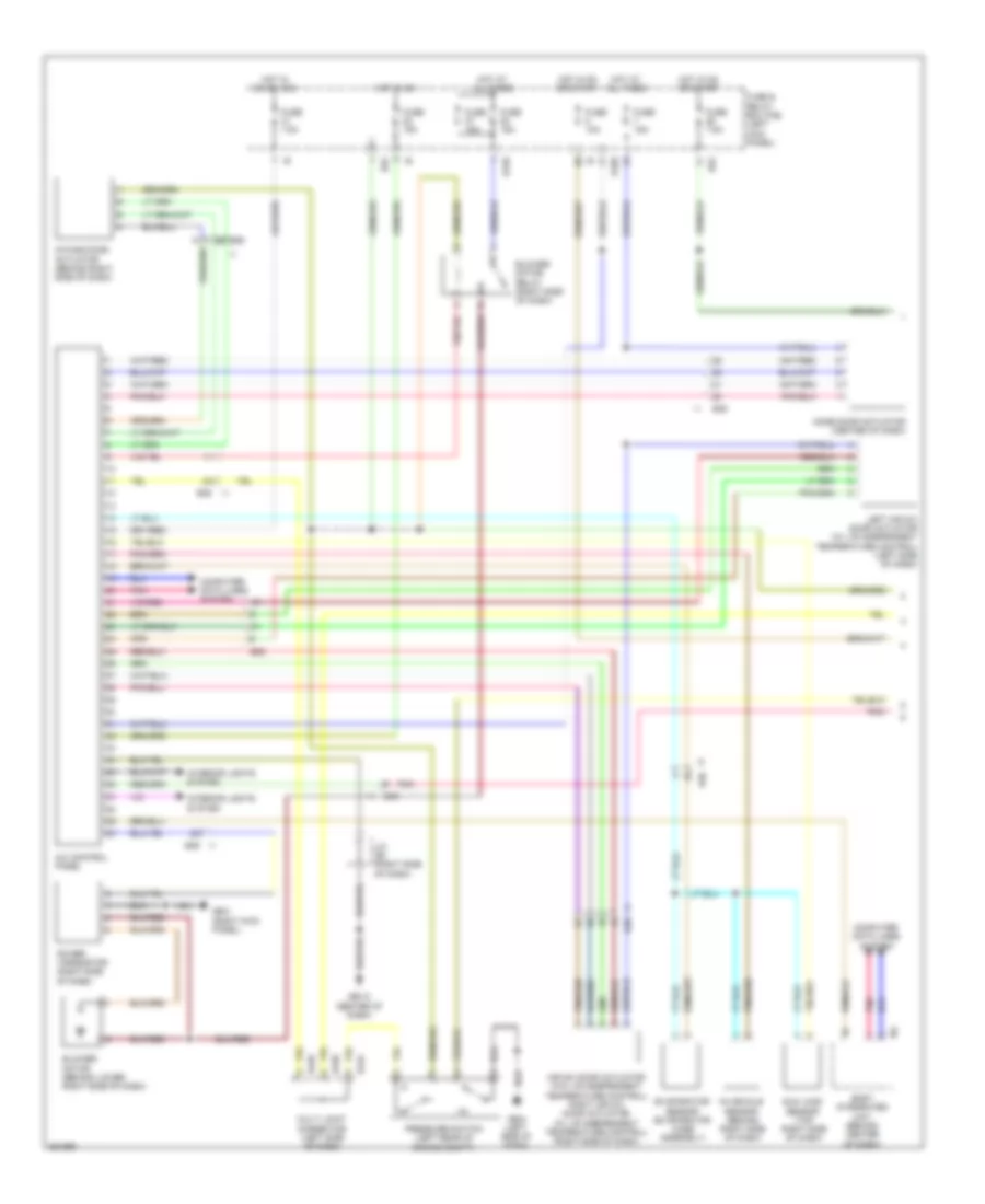 Automatic A C Wiring Diagram 1 of 2 for Subaru Forester X Touring 2011