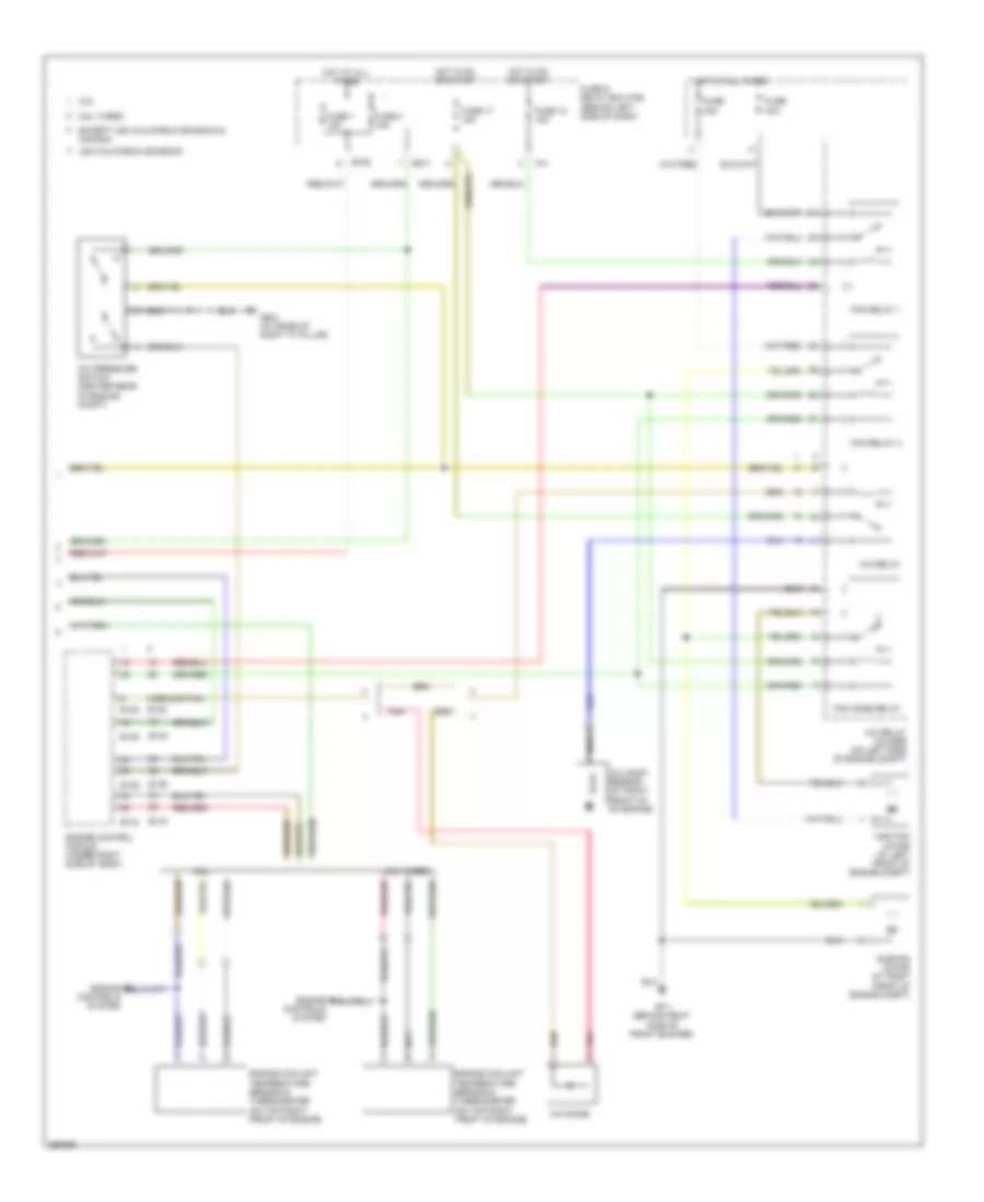 Automatic AC Wiring Diagram (2 of 2) for Subaru Forester X 2008