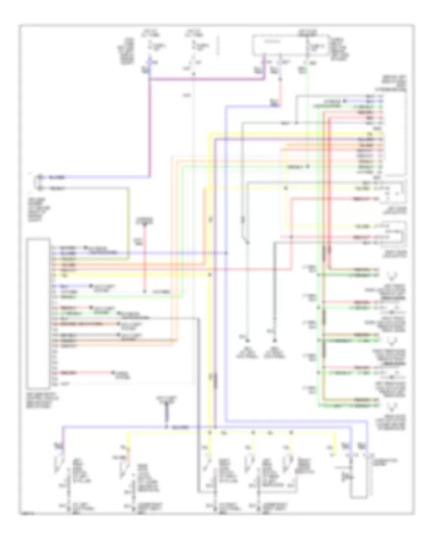 Forced Entry Wiring Diagram for Subaru Forester X 2008