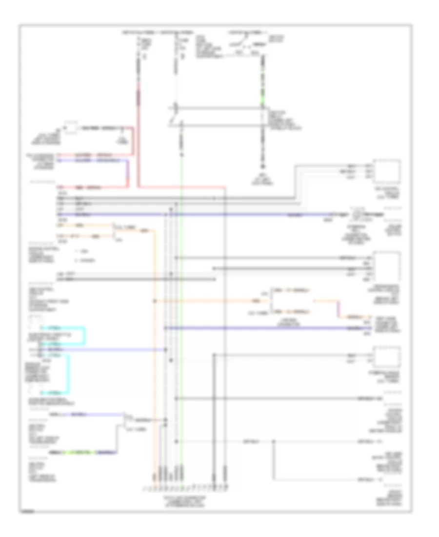 Computer Data Lines Wiring Diagram for Subaru Forester X 2008