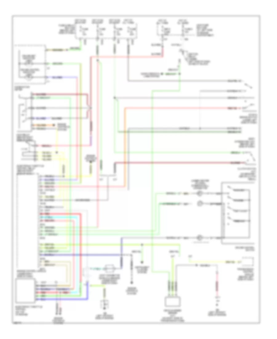 2.5L Turbo, Cruise Control Wiring Diagram for Subaru Forester X 2008
