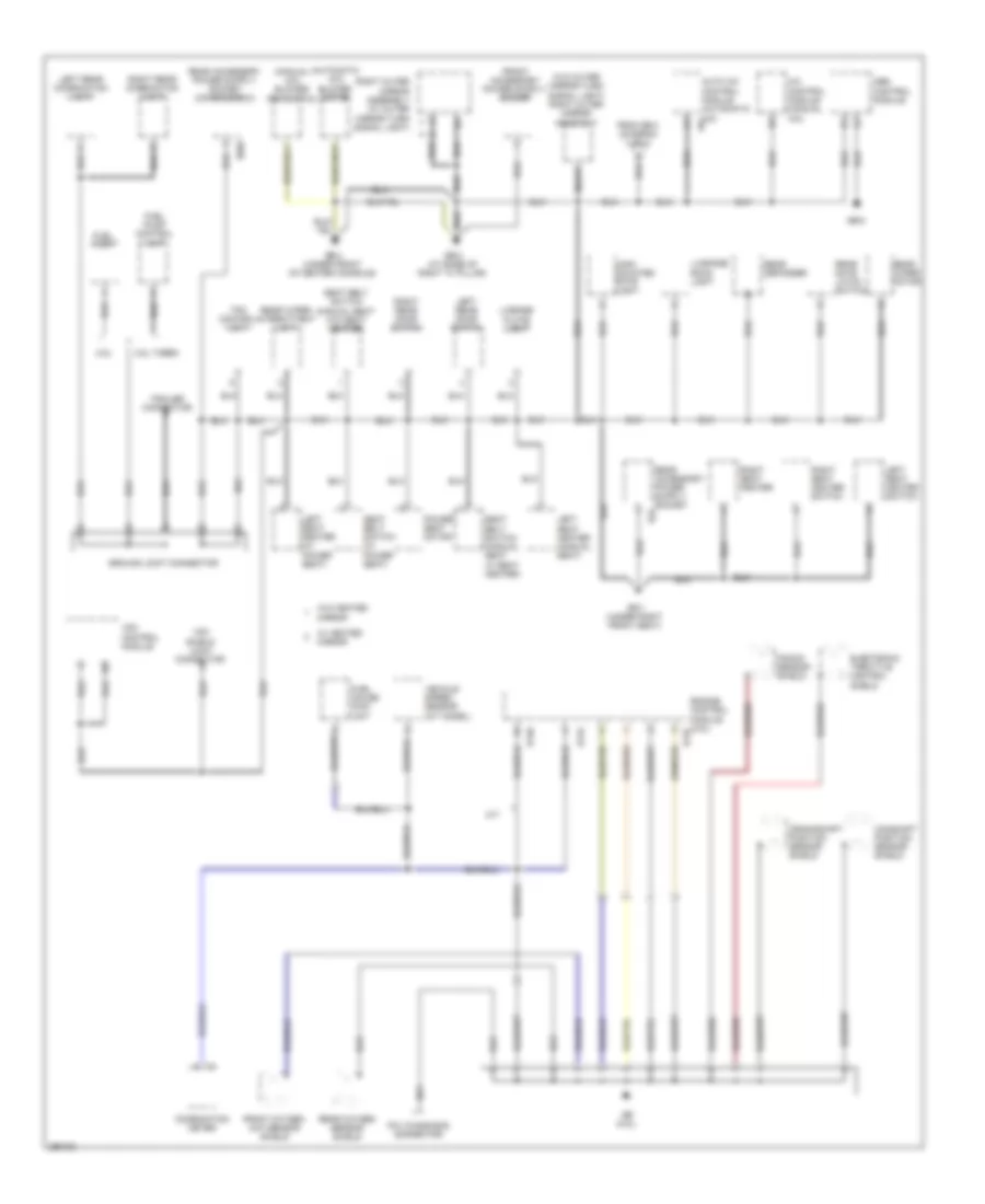Ground Distribution Wiring Diagram (2 of 3) for Subaru Forester X 2008