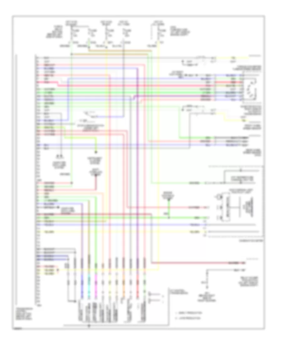 Transmission Wiring Diagram for Subaru Forester X 2008