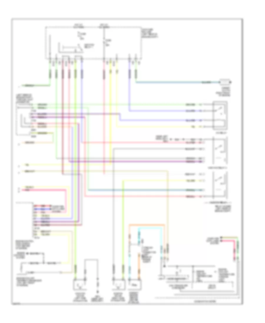 Automatic AC Wiring Diagram (2 of 2) for Subaru Impreza WRX STi 2010