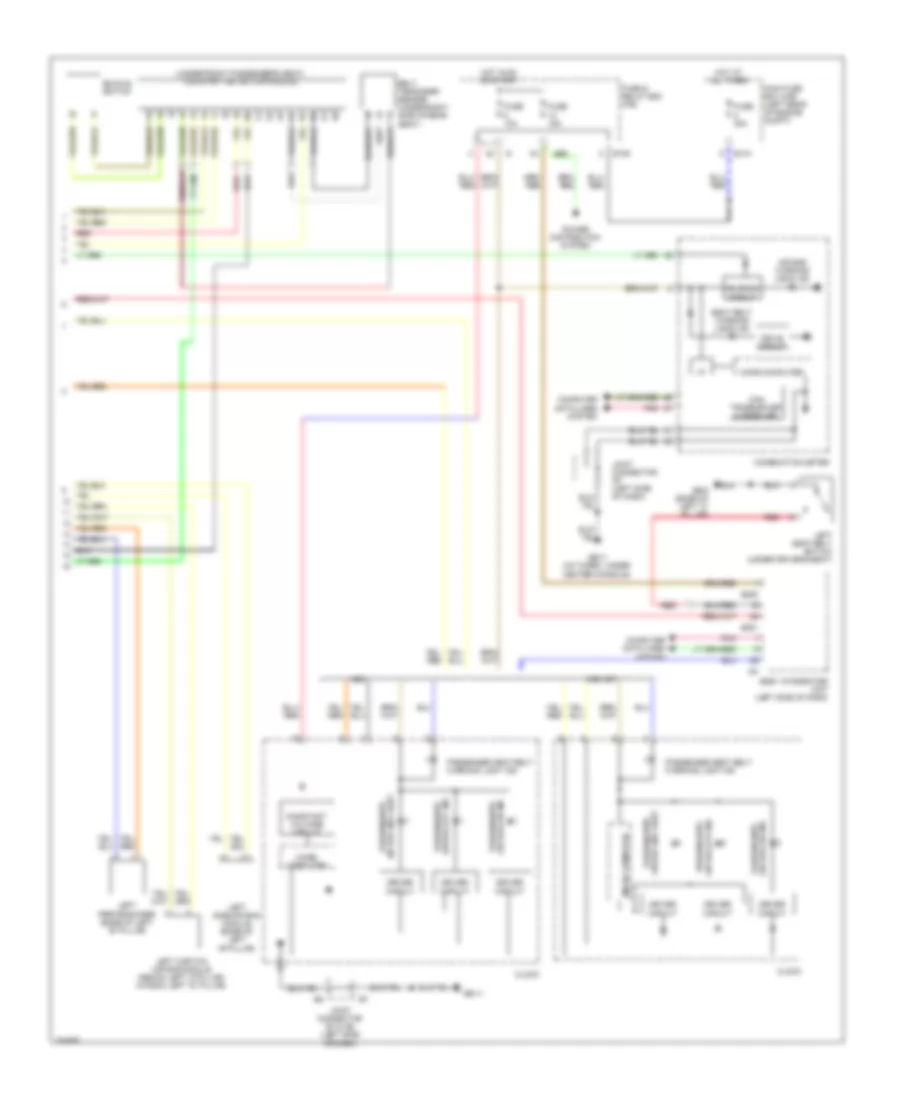 Supplemental Restraints Wiring Diagram (2 of 2) for Subaru Impreza WRX STi 2010
