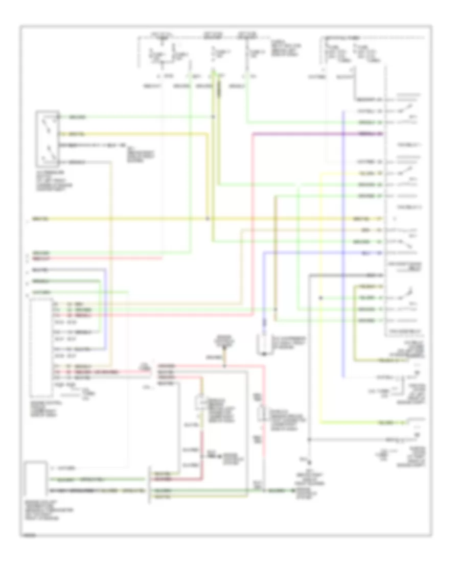 Automatic AC Wiring Diagram (2 of 2) for Subaru Forester X 2004