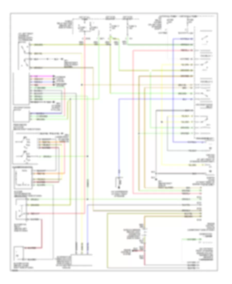 Manual AC Wiring Diagram for Subaru Forester X 2004