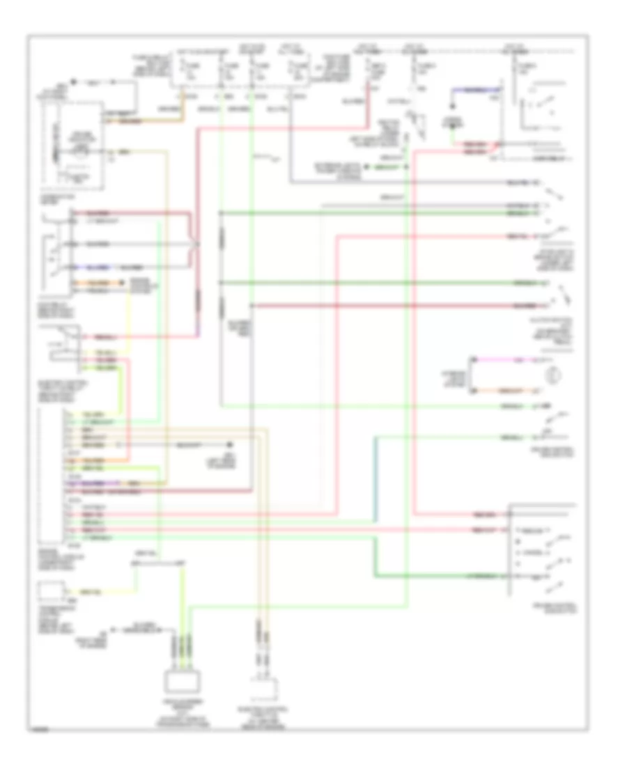 2.5L Turbo, Cruise Control Wiring Diagram for Subaru Forester X 2004