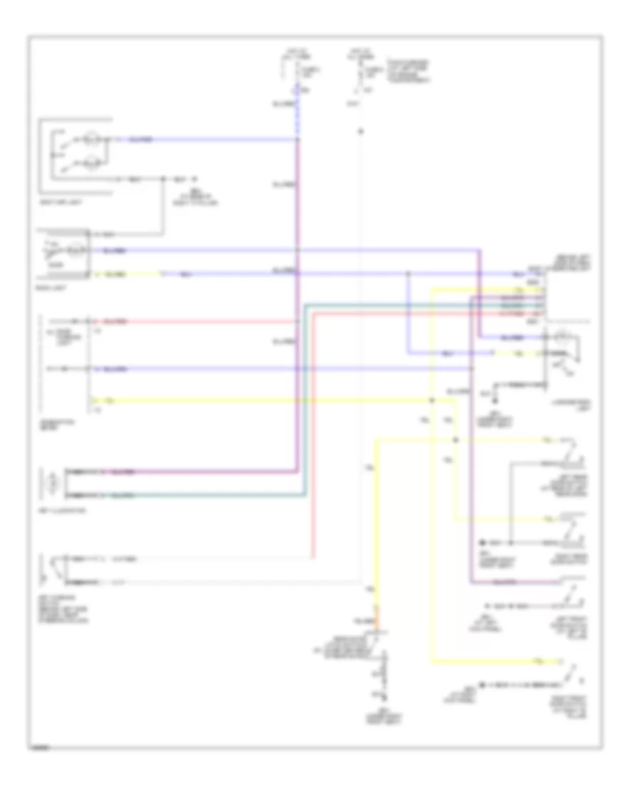 Courtesy Lamps Wiring Diagram for Subaru Forester XT 2008