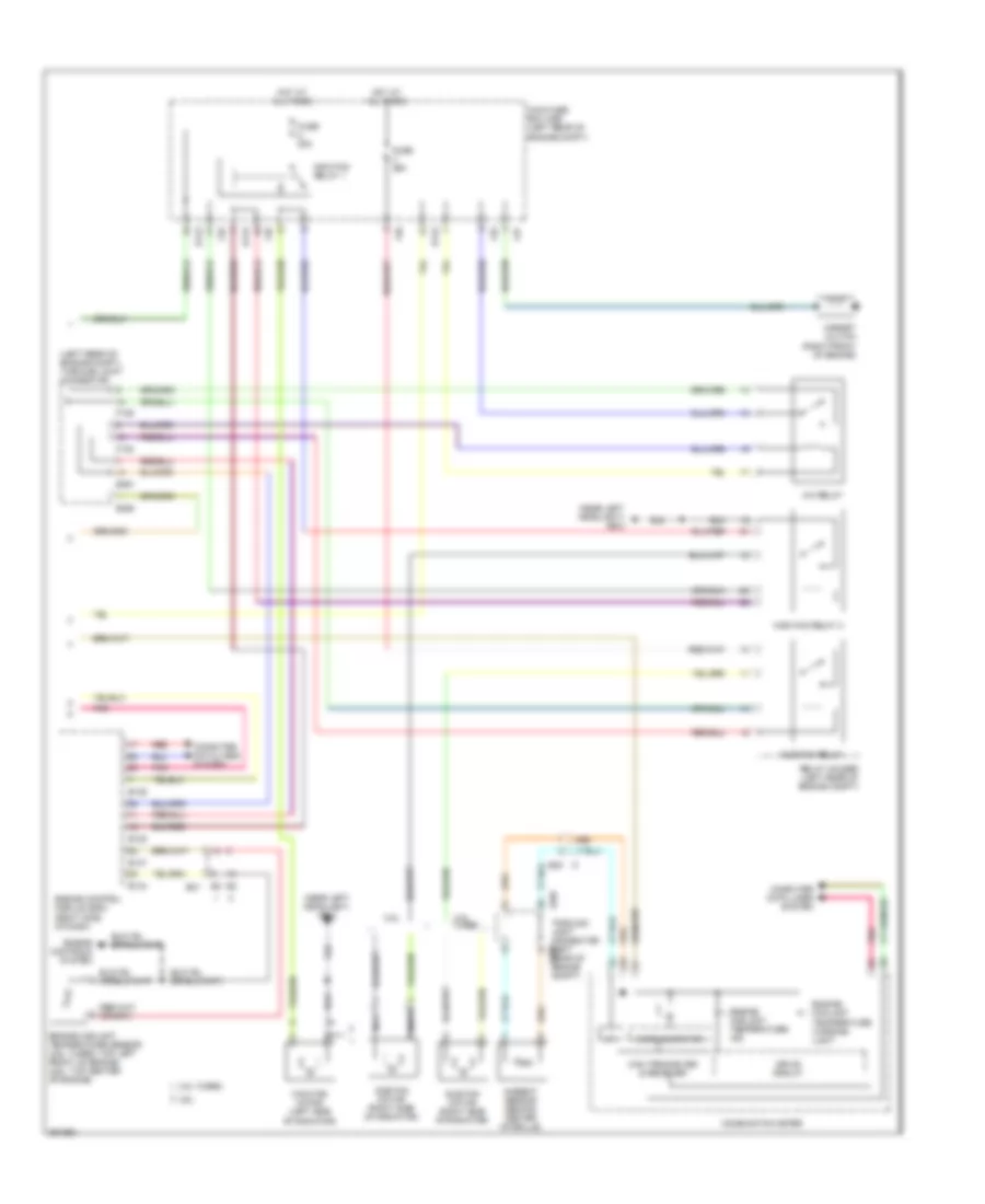 Automatic AC Wiring Diagram (2 of 2) for Subaru Impreza 2.5i 2011
