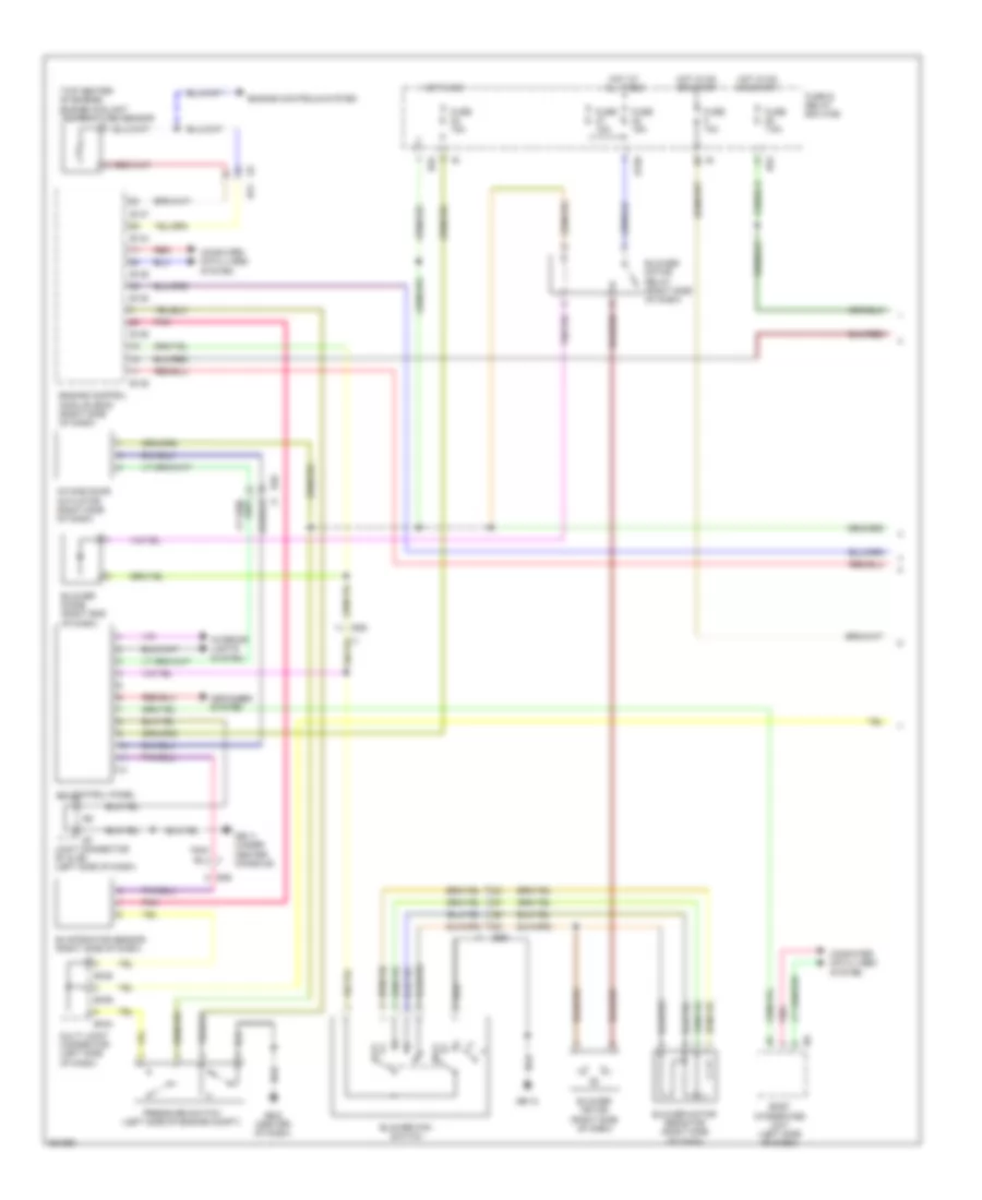 Manual A C Wiring Diagram 1 of 2 for Subaru Impreza 2 5i 2011