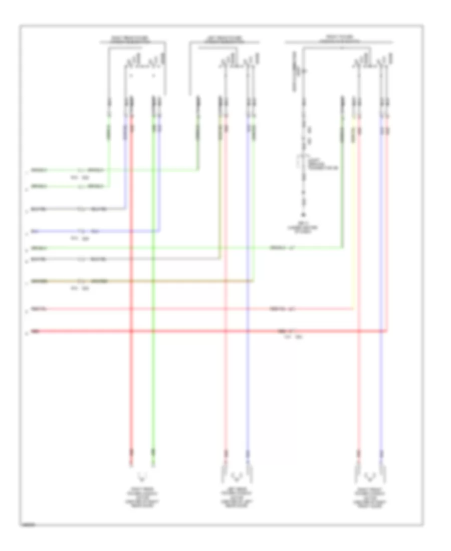 Power Windows Wiring Diagram, WRX STI (2 of 2) for Subaru Impreza 2.5i 2011